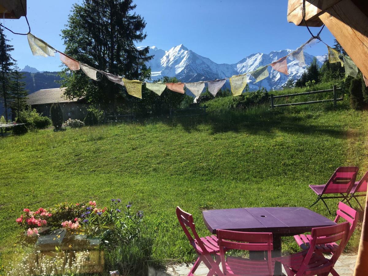 Ferienwohnung Marie Mont Blanc Vue Mont Blanc Saint-Gervais-les-Bains Exterior foto